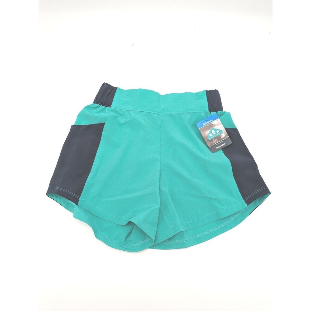 Columbia Women's Hike Colorblock 5" Shorts Teal Size Small